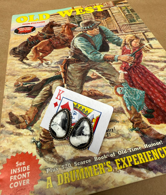 White Buffalo Slab Studs