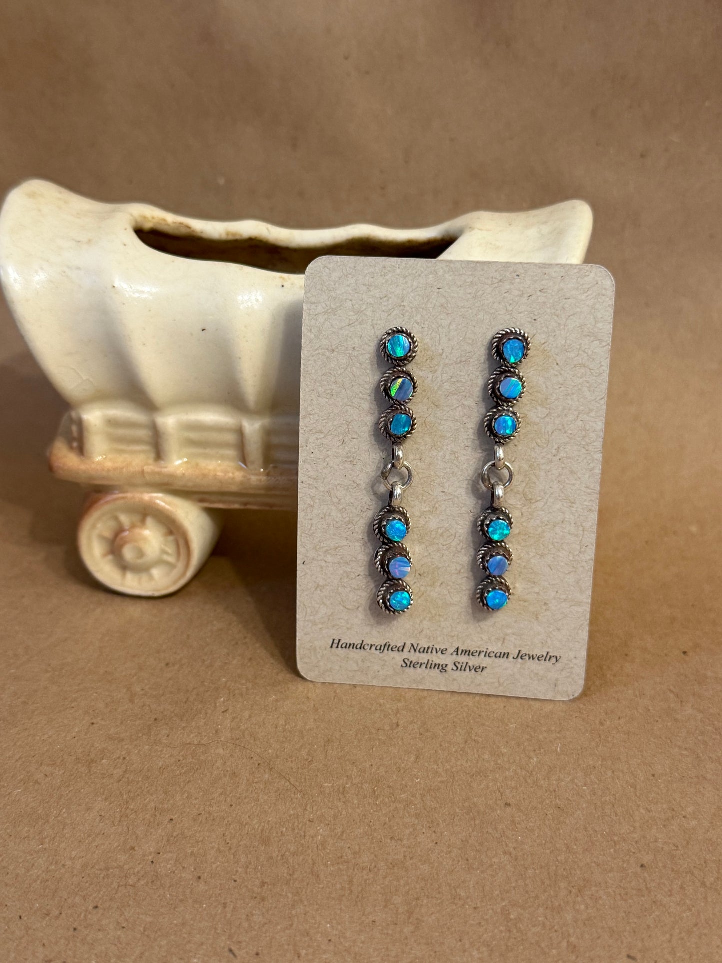 Zuni Opal Drop Earrings