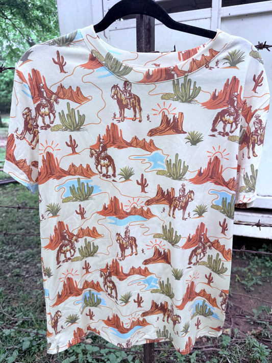 Cowboys in the Canyon Tee