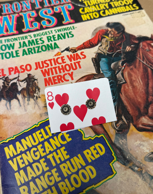 Small Sterling Circle Studs