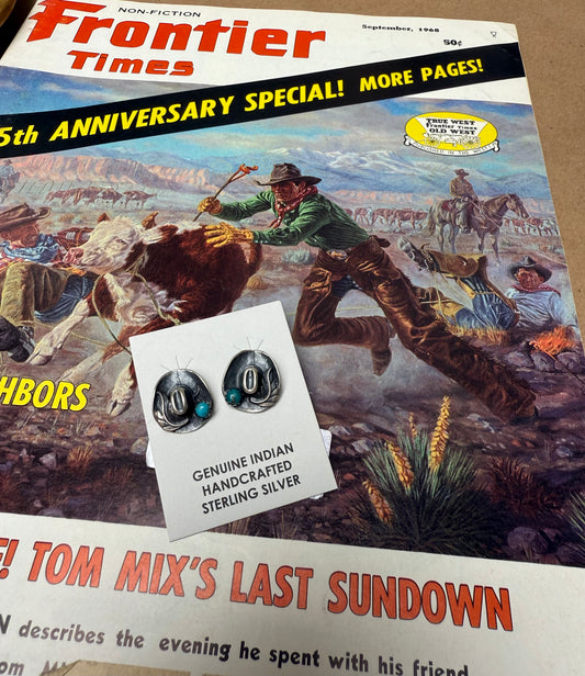 Sterling Cowboy Hat Studs