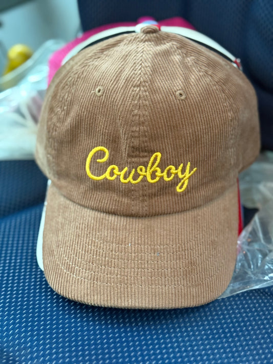 Corduroy Cowboy Hat