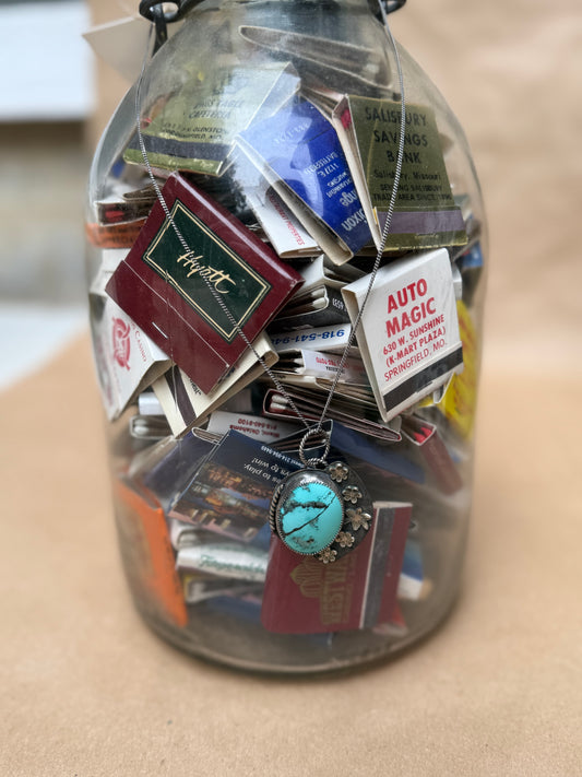 Handmade Flower Hubei Necklace