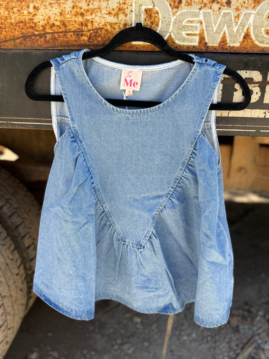 So Denim Top