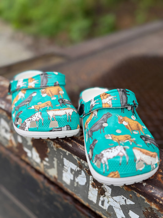 Kids Cattle Rubber Shoes