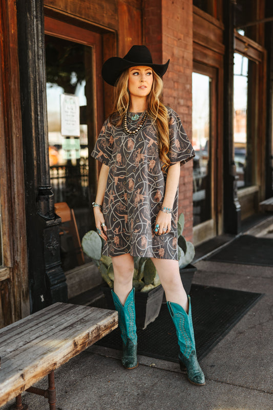 Cowboy Lasso Dress