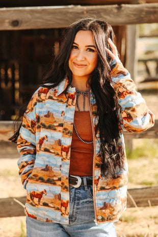 AZ Vibes Quilted Jacket