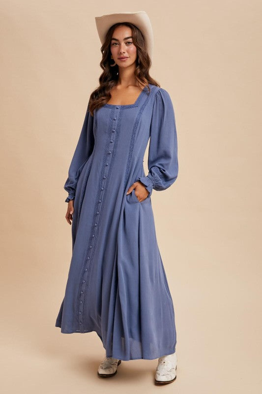 September Skies Maxi Dress