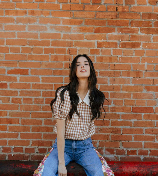 Gingham Pearl Snap