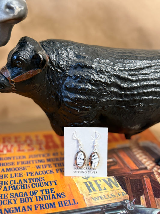 White Buffalo Earrings