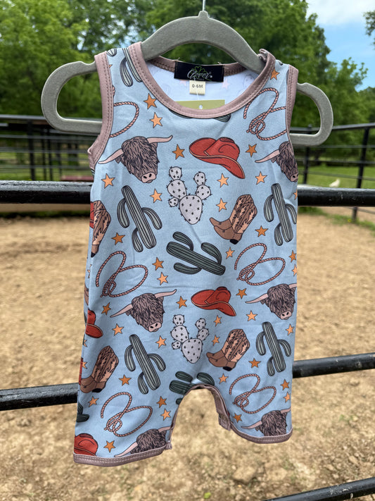 Clancy West Boy Romper