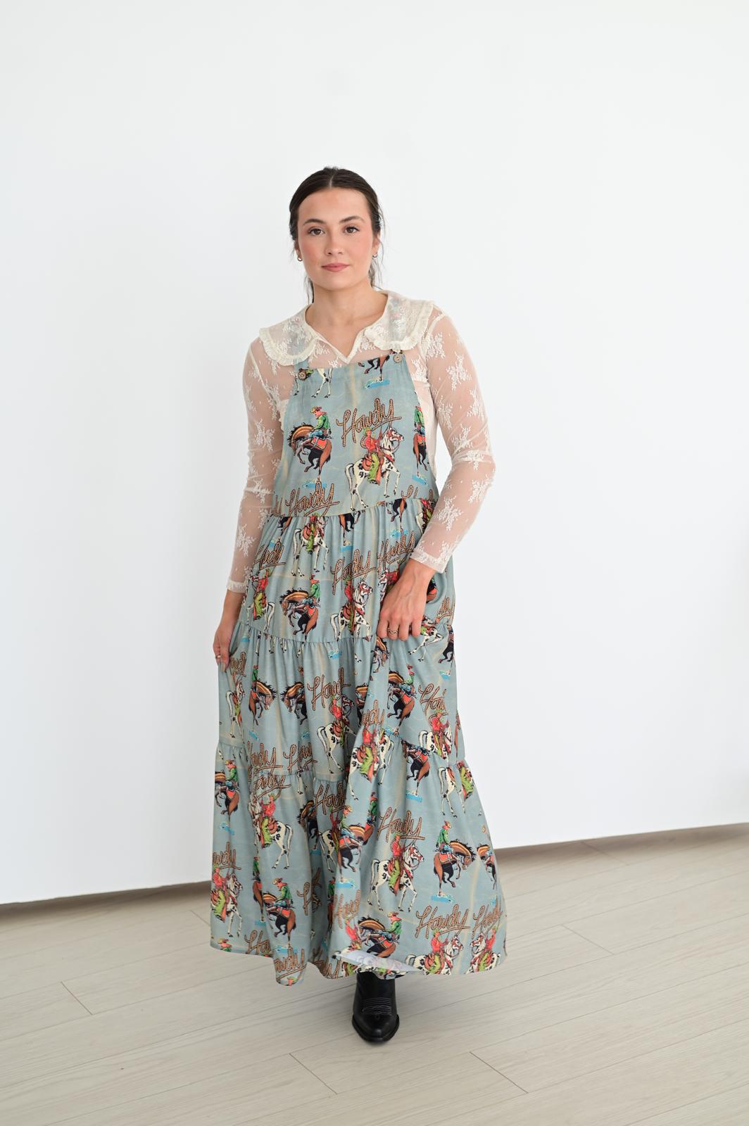 Sage Howdy Dress