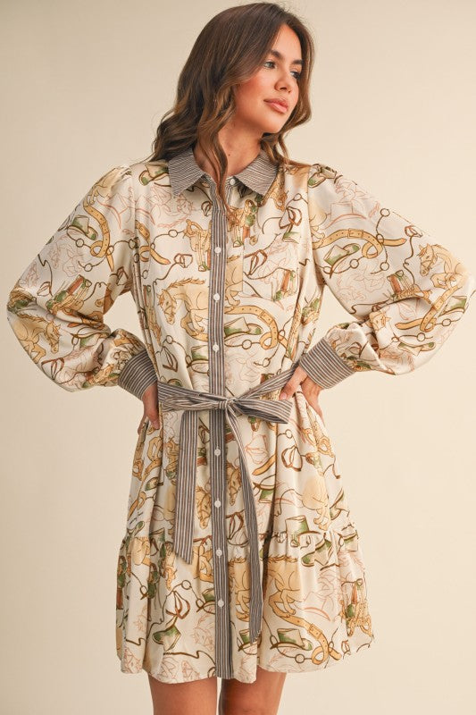 Western Button Down Dress